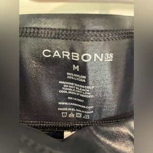 Black metallic Carbon38 leggings size (M)
